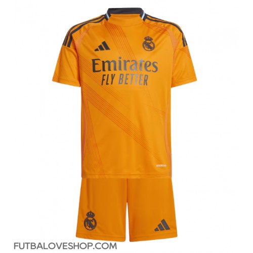 Dres Real Madrid Preč pre deti 2024-25 Krátky Rukáv (+ trenírky)